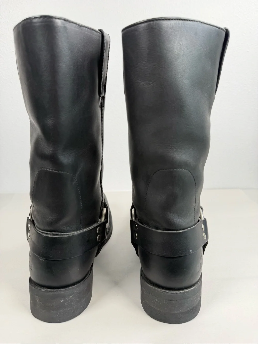 Men’s Guide Gear Harness Boots Size 10 D Motorcycle Square Toe Black Boots